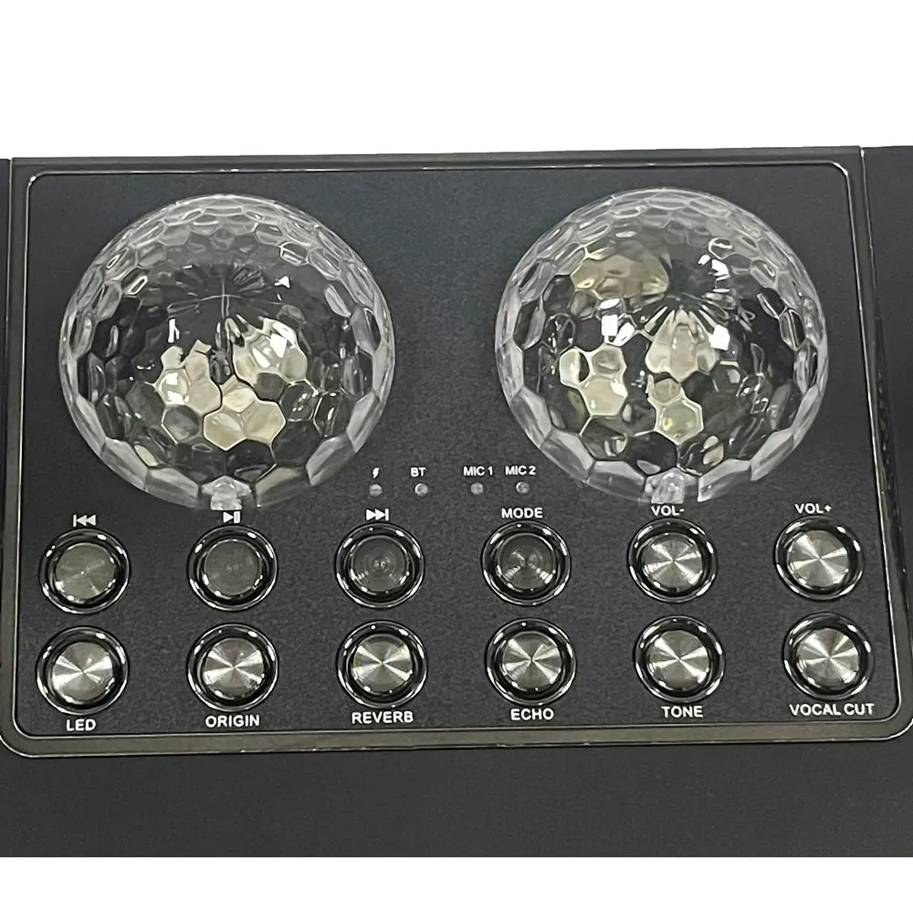 Home Karaoke Machine Dual Mic Wireless Karaoke Speaker Microphone for Parties Festival Wedding