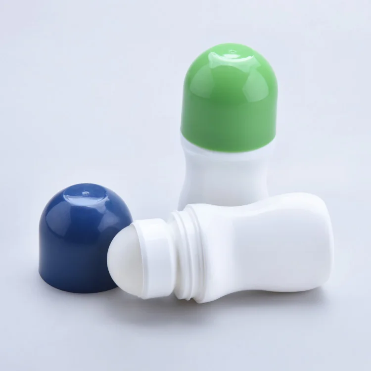 Custom 50ml Empty Stick Antiperspirant Deodorant Roll On Bottle Roller Container Plastic Perfume Bottle