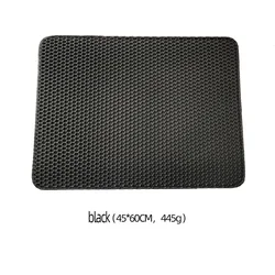 Eva Double-Layer Design Waterproof Urine Proof Cat  Mat Kitty Litter Mat Litter Trapper Carpet