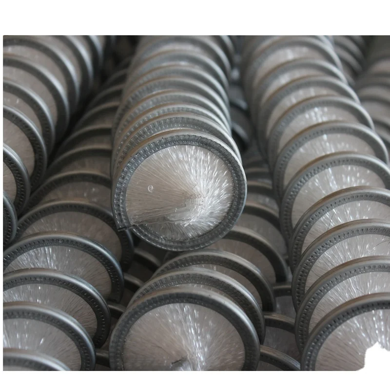 Inside coil Wire spiral brush cylinder cleaning brush for ss wire