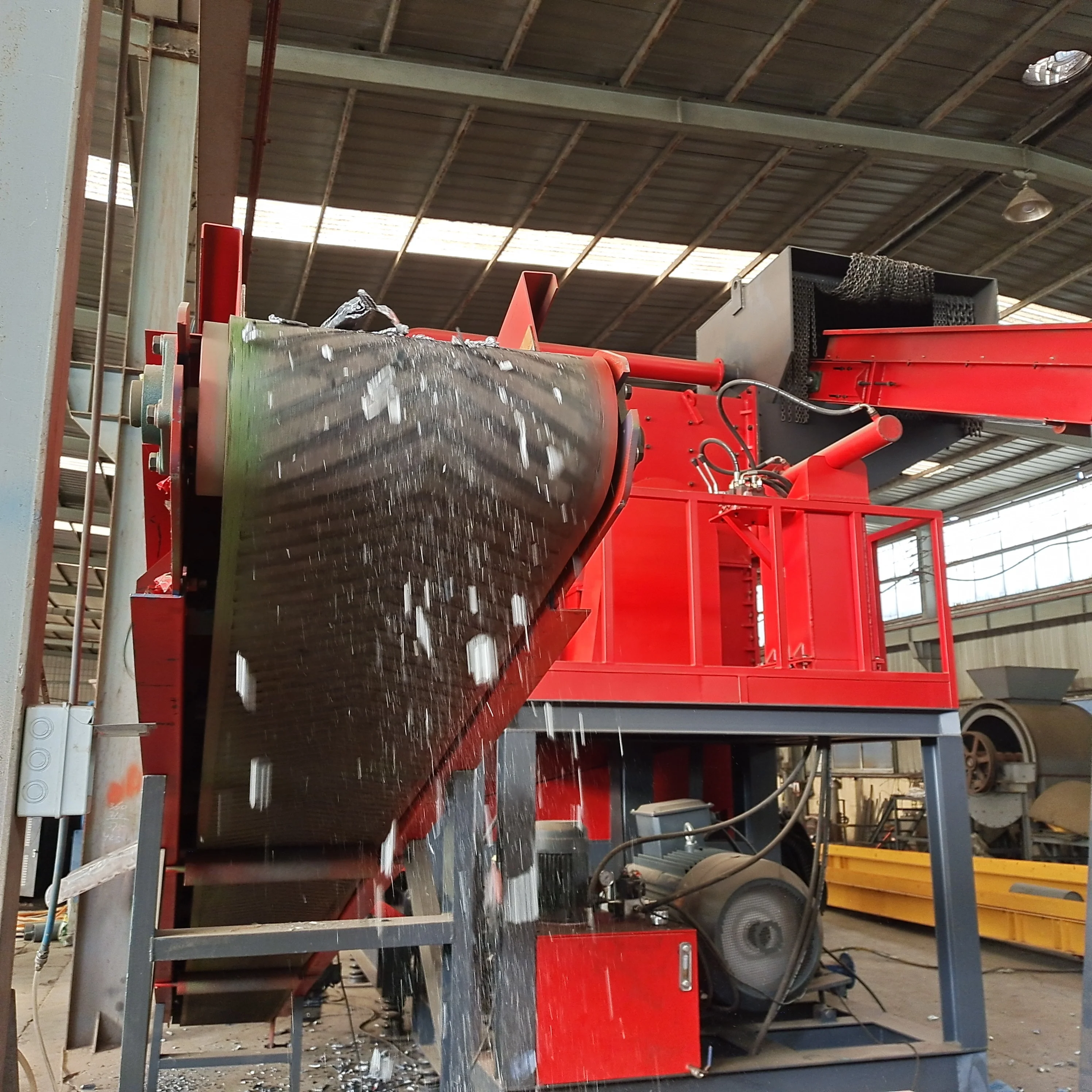 Universal High Efficiency Aluminum Extrusion hammer mill Shredder radiators with aluminium blades shredder