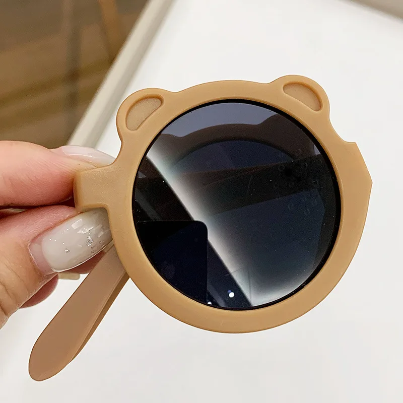 Wholesale Fashion Trendy Cat Shape Foldable Children Kids Sunglasses