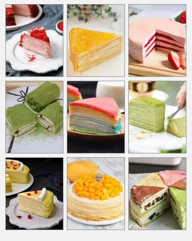 Commercial Crepe Spreading Making Automatic Thousand Layer Cake Make Machine