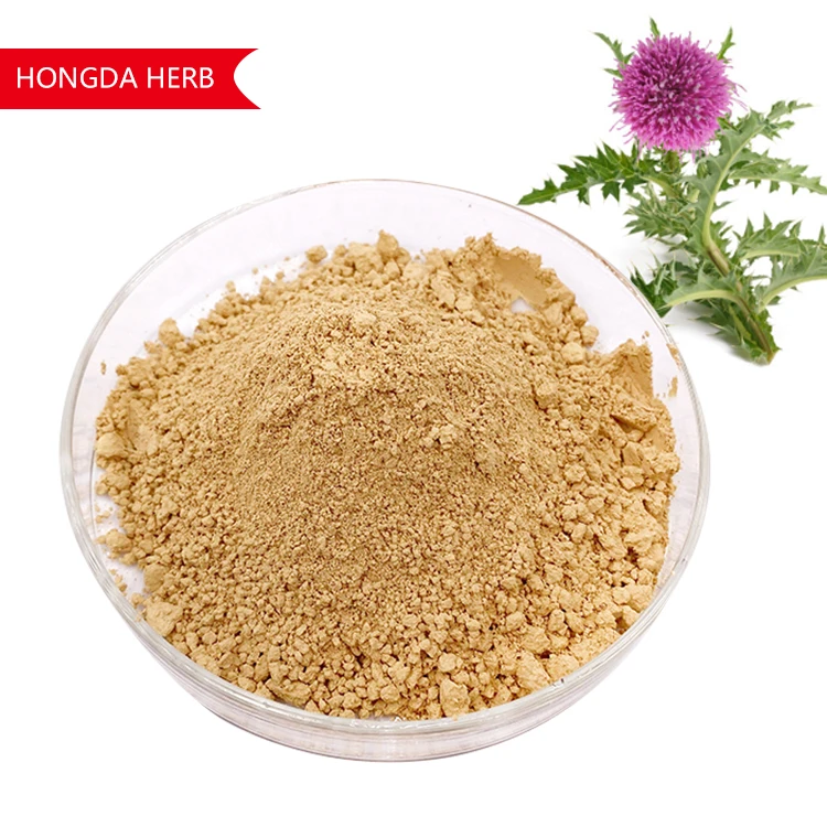 Organic Certificated Milk Thistle Seed Extract Capsules 80% Silymarin Powder