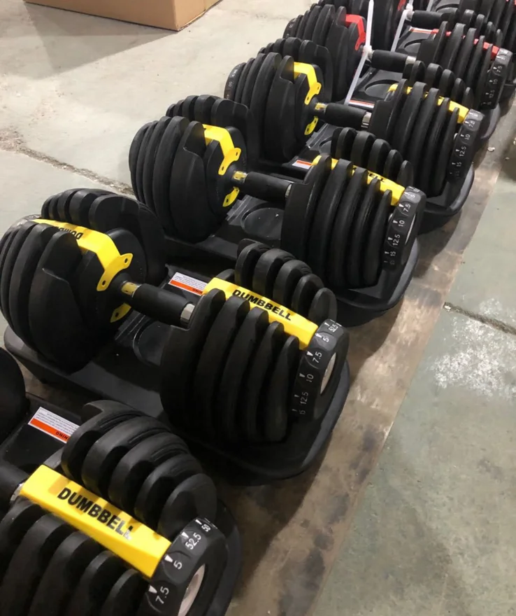 Фитнес быстро Регулируемая гантель тренажерный зал оборудование 24kg Тяжелая атлетика 40 кг Регулируемый для гимнастического