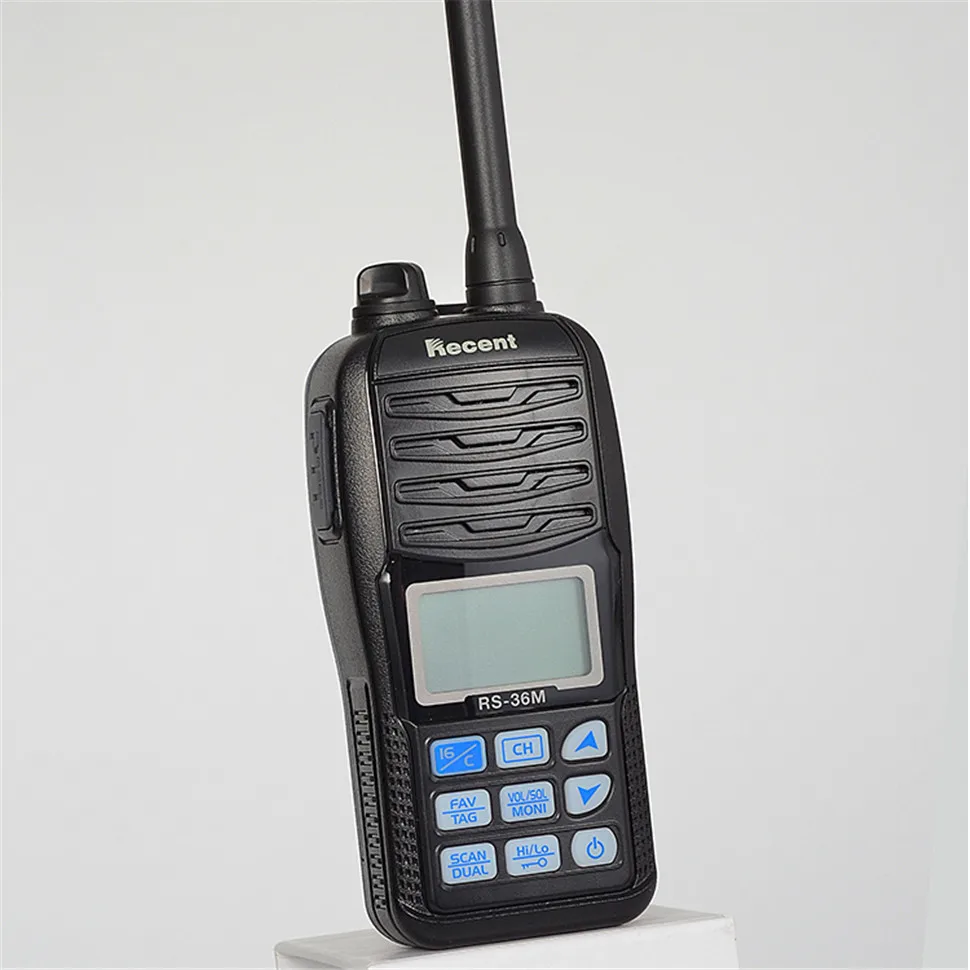 Морской VHF радио RS-36M IPX7 Водонепроницаемый Поплавок и флэш-памяти 5W морской двухстороннее портативное