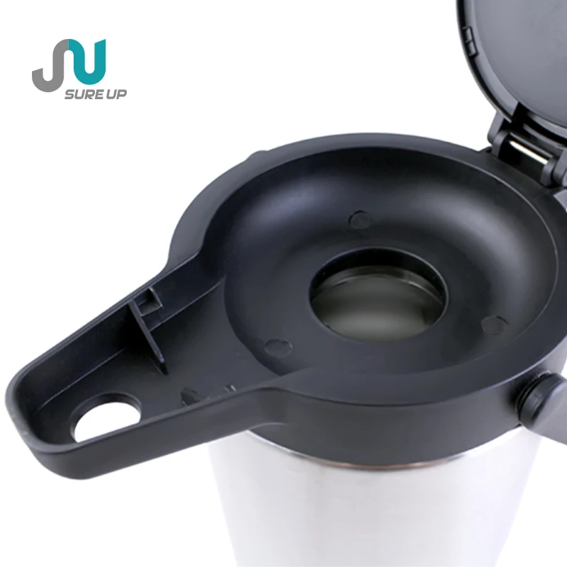 Extra Large Air Pots Coffee Dispenser with Pump Thermos Insulated Stainless Steel Coffee Carafe Thermal Beverage for 24 Hours