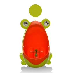 Cartoon Cute Baby Infant Toddler Potty Frog Plastic Baby Boys Children Bathroom Toilet Training Urinal for Kids Bath & Potty