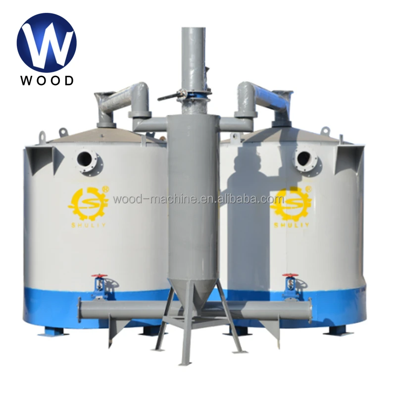 High productivity Hanging carbonization furnace charcoal machine