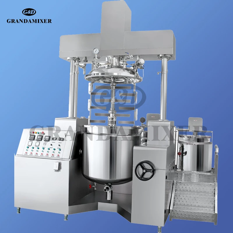 Lifting homogeneous emulsification mixer
