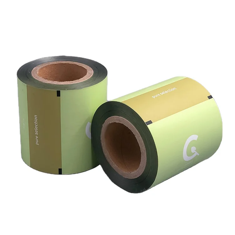 Customize logo printing  soap film flow pack opp film roll plastic laminating film rolls seal packaging bopp cpp material