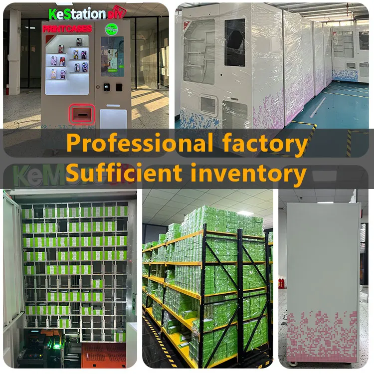 Mobile phone cover self-service vending machine makes it easy and quick to get a DIY style phone case