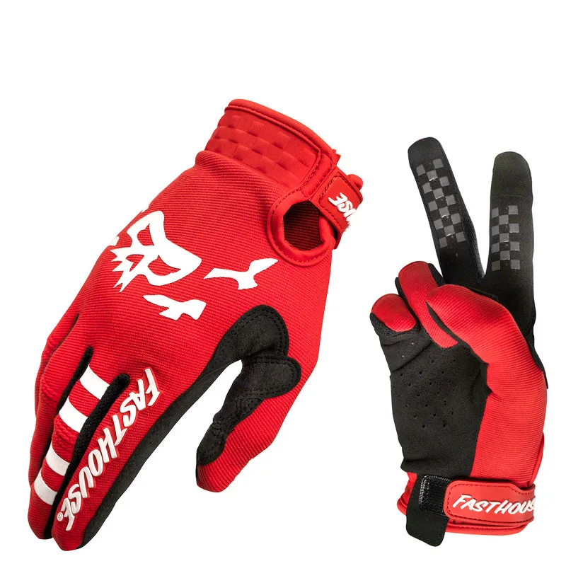 2024 new riding touch screen gloves off-road motorcycle equipment long finger racing riding gloves
