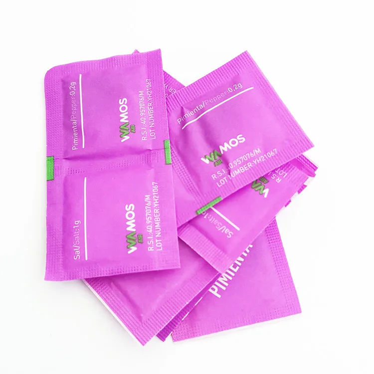 Salt And Pepper Packet Bags For Use Airlines Hotels Restaurants Condiment Packets bags