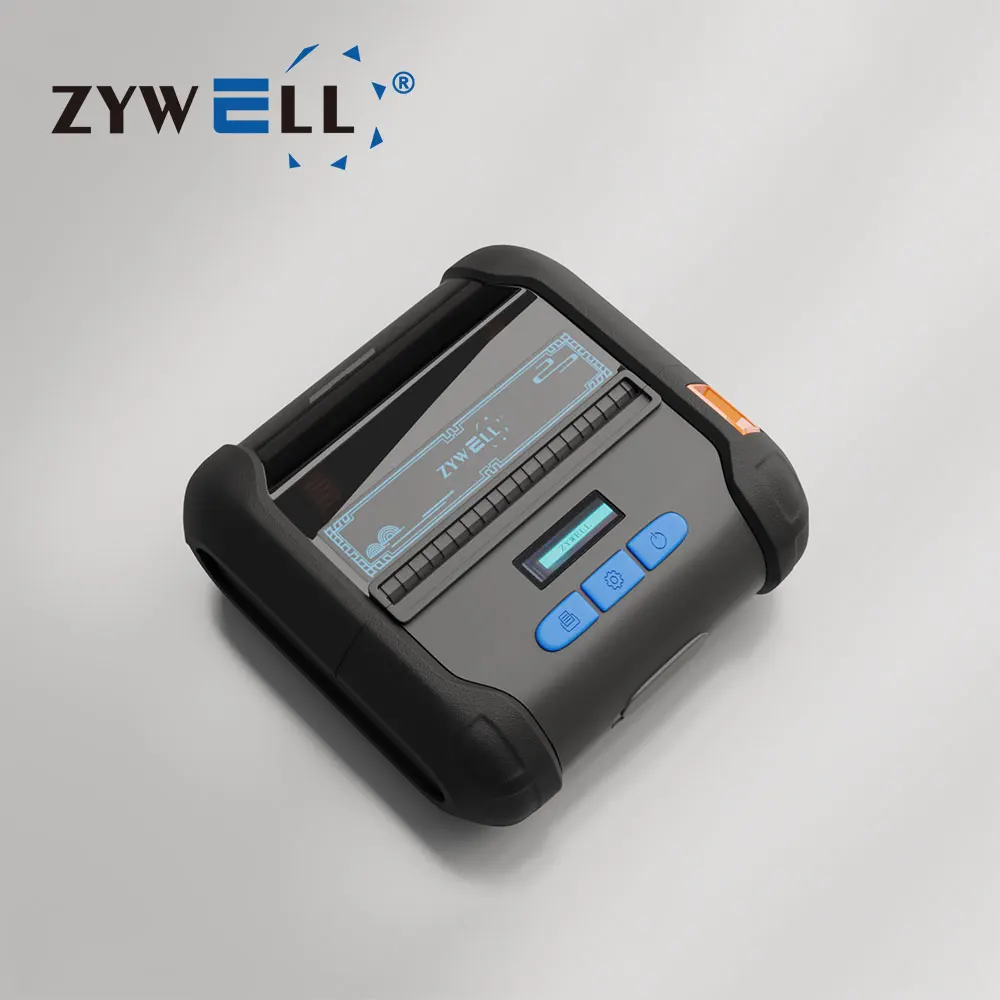 POS system mini label receipt printer impresora de etiquetas inkless barcode sticker printer