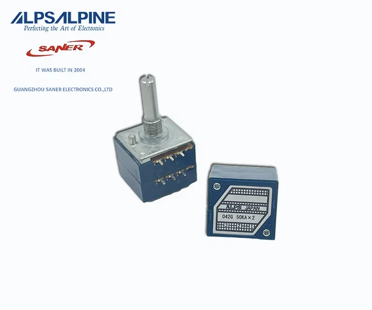 ALPS RK27112A00CH 27mm Size Metal Shaft Type RK27 Series  Made in Japan Rotary Potentiometer