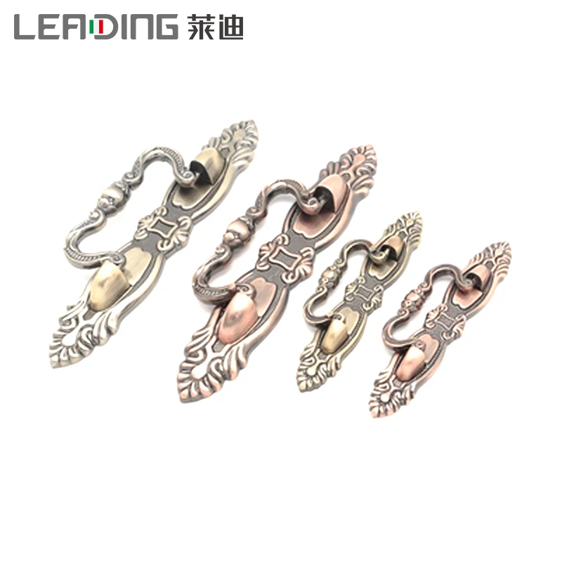 Китайский винтажный стиль, высококачественные ручки шкафа, антикварные бронзовые дверные ручки