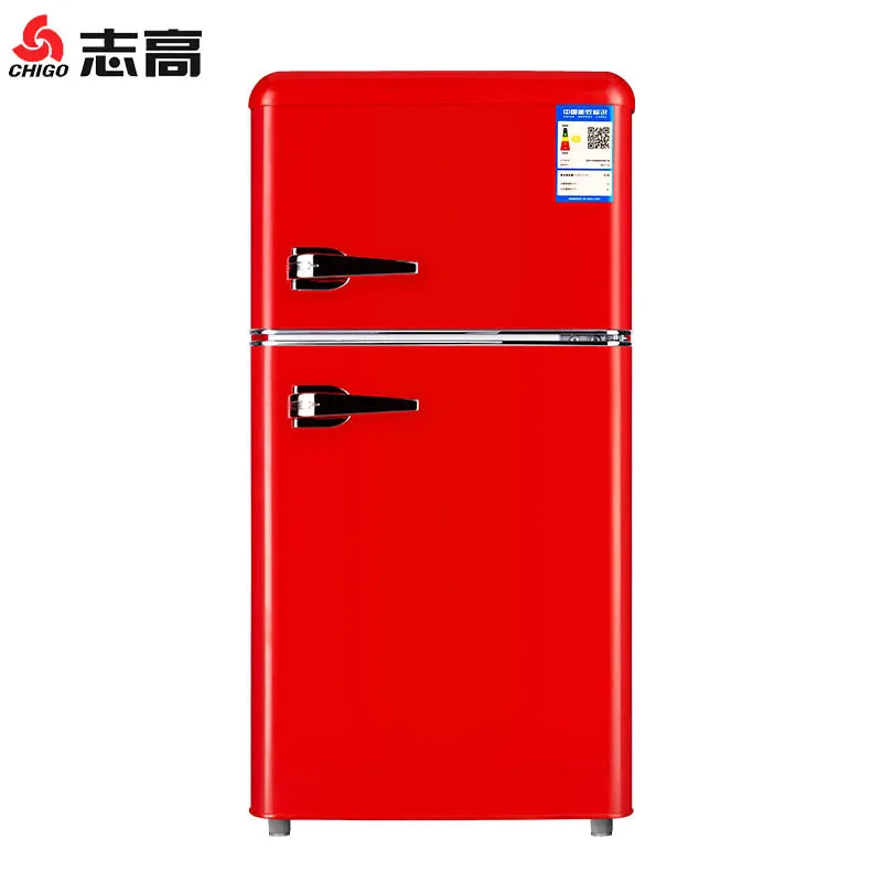 Retro refrigerator freezer retro style refrigerator portable small fridge