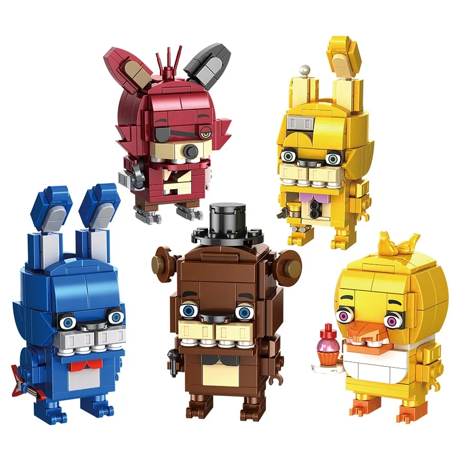 Anime Figure Cartoon DIY 3D Collection Model Mini Bricks Figures Micro Plastic Robots Building Blocks Toys Gift For Kids