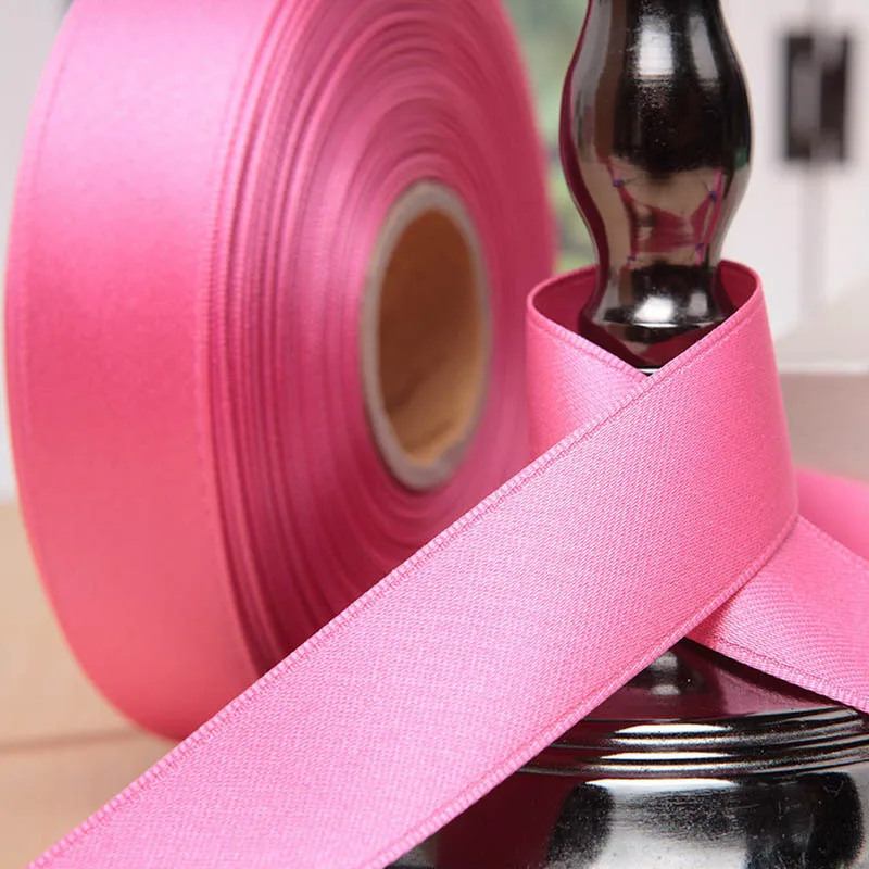 Hot sell korea single face double face 100%polyester silk satin ribbon wholesale satin ribbon suppliers