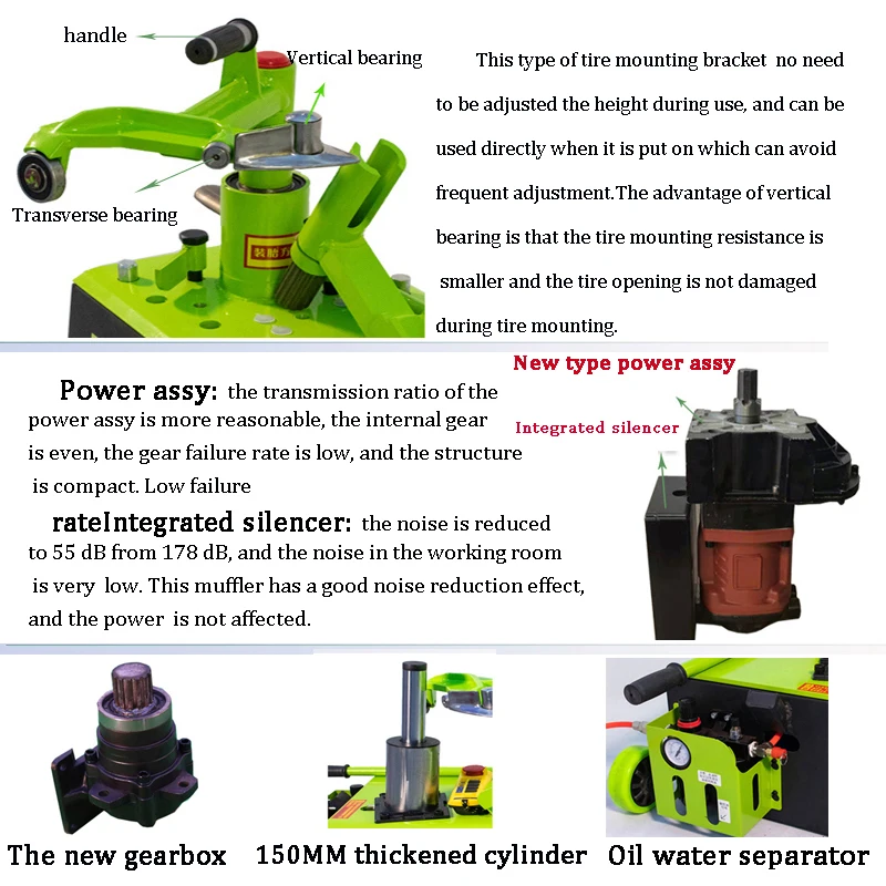 Vehicle Repair Tool Truck Tire Changer Tyre Changing Machine