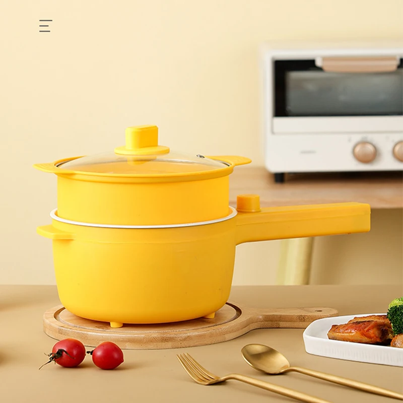 Mini Multi-functional Pot Office Students Dormitory Instant Noodles Hot Pot Non Stick Electric Cooking Pot Cooker