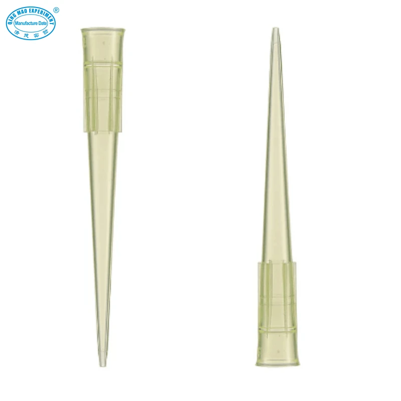 laboratory disposable universal yellow  200ul clear suction micro pipette tips for finn and gilson