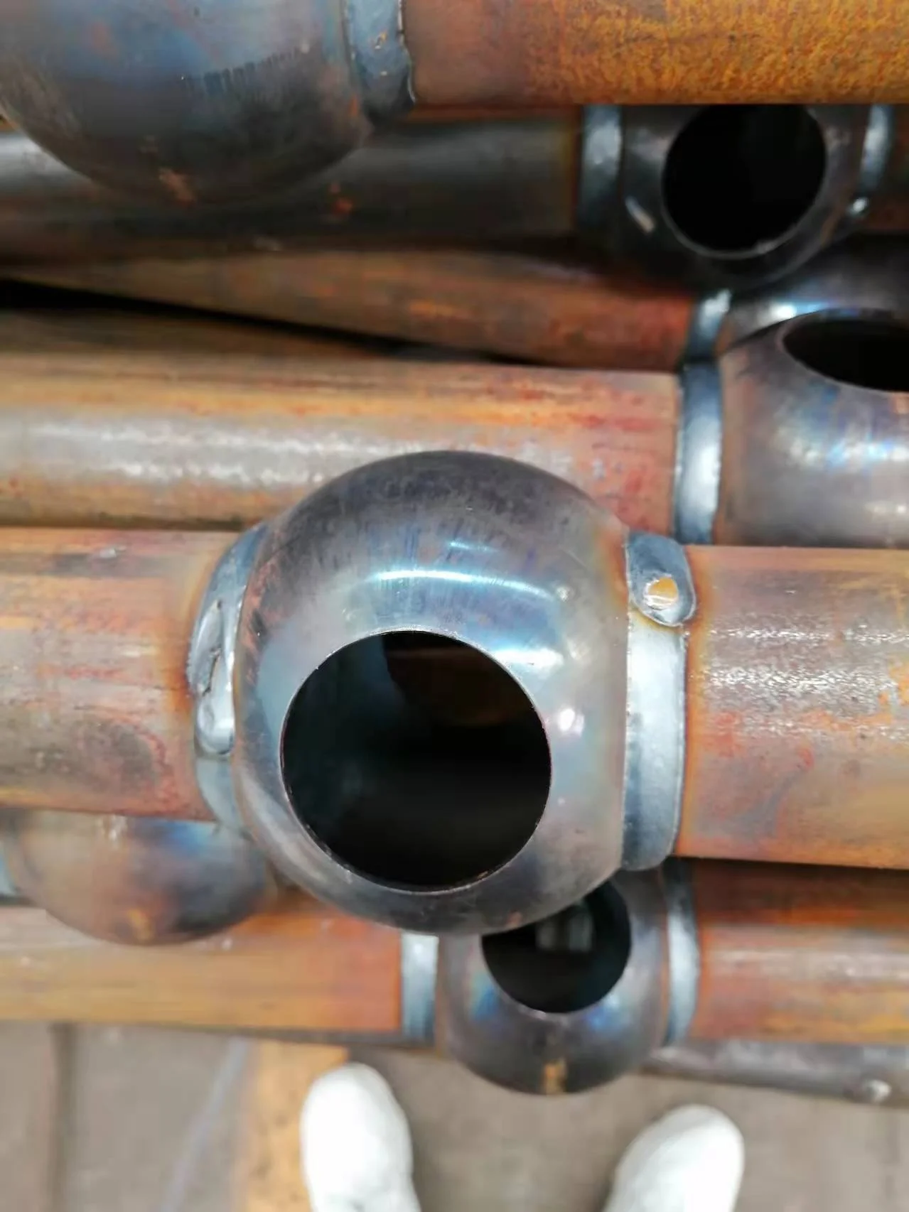 Building materials metal stair pipe handrail welding for Boats splints Bridges for Outdoor