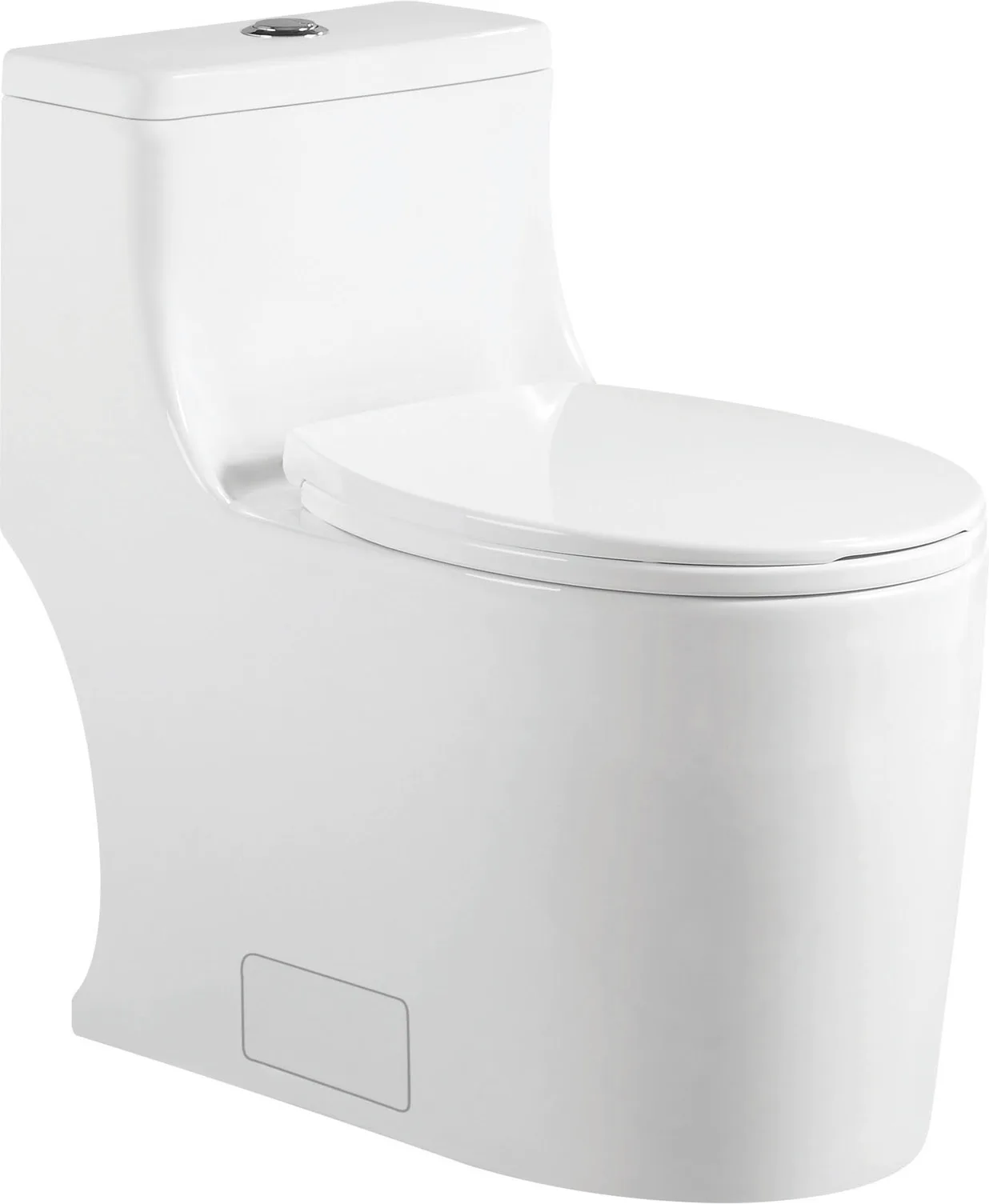 Vitreous  China High Efficiency Toilet cUPC Certificated Fashionable Modern Floor Mounted One-piece Toilet