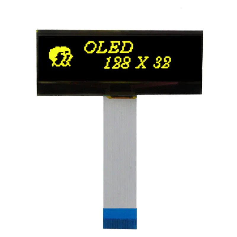 
OLED type 128x32 Graphic red transparent oled display LCD module SPI /I2C SSD1311 