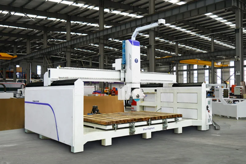 Best Marble Cnc 5 Axis Bridge Saw Automatic Stone Cutting Machine Stone Slab Polishing Bridge Cutting Saw For Marble Granite