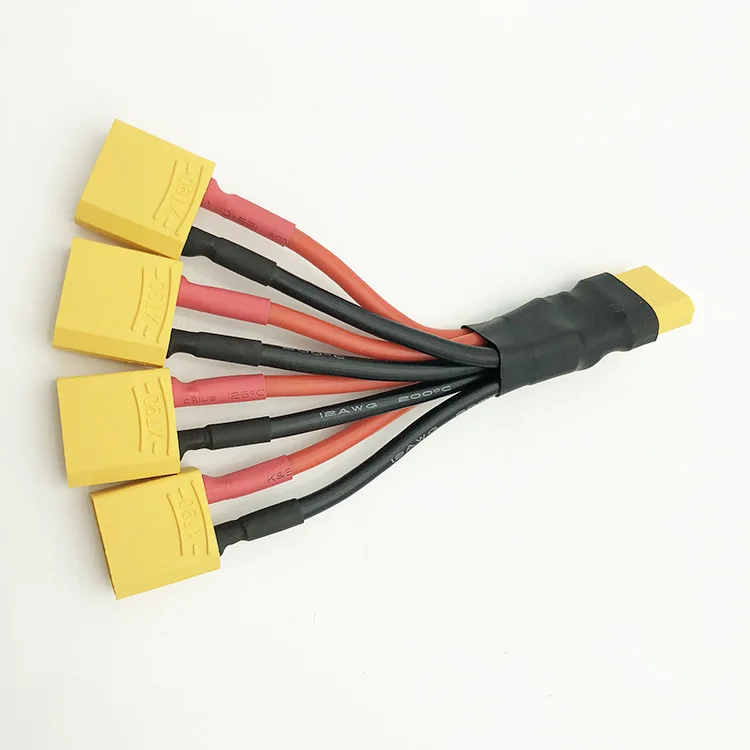 Amass Xt90 To Xt60 Male Female Xt60h Connector Conversion Adapter Plug Parallel Cable 18awg 100mm Wire For Rc Lipo Battery