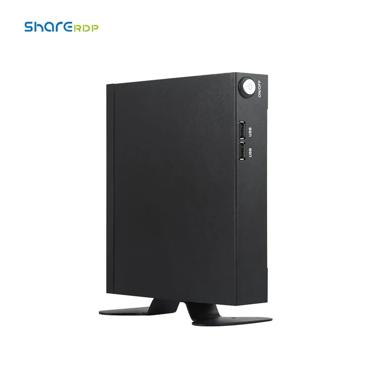 SHARE VGA RJ45 Gigabit Lan I3 I5 I7 PC Desktop Mini Computer X86 J4125 N2840 Thin Embedded Mini PC For Business School