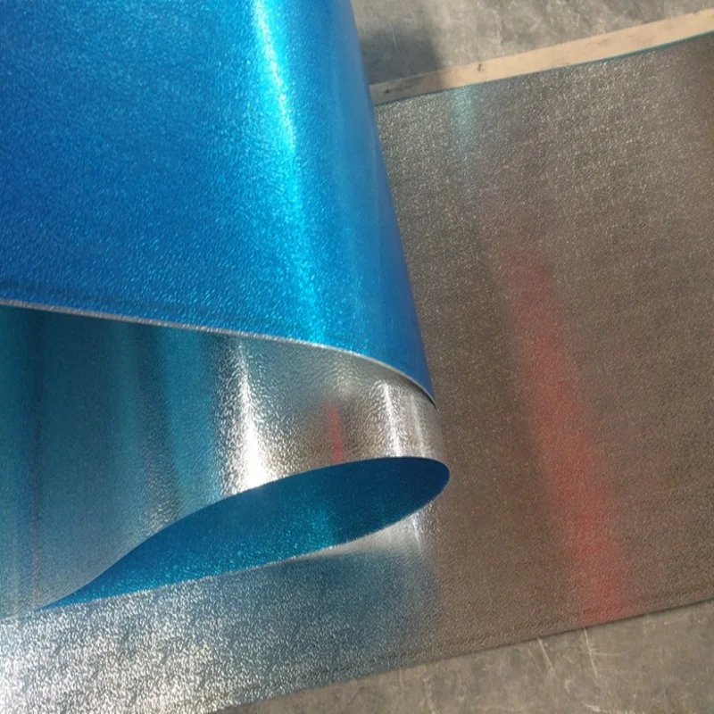 Алюминиевая катушка с тиснением Stucco с оранжевым покрытием