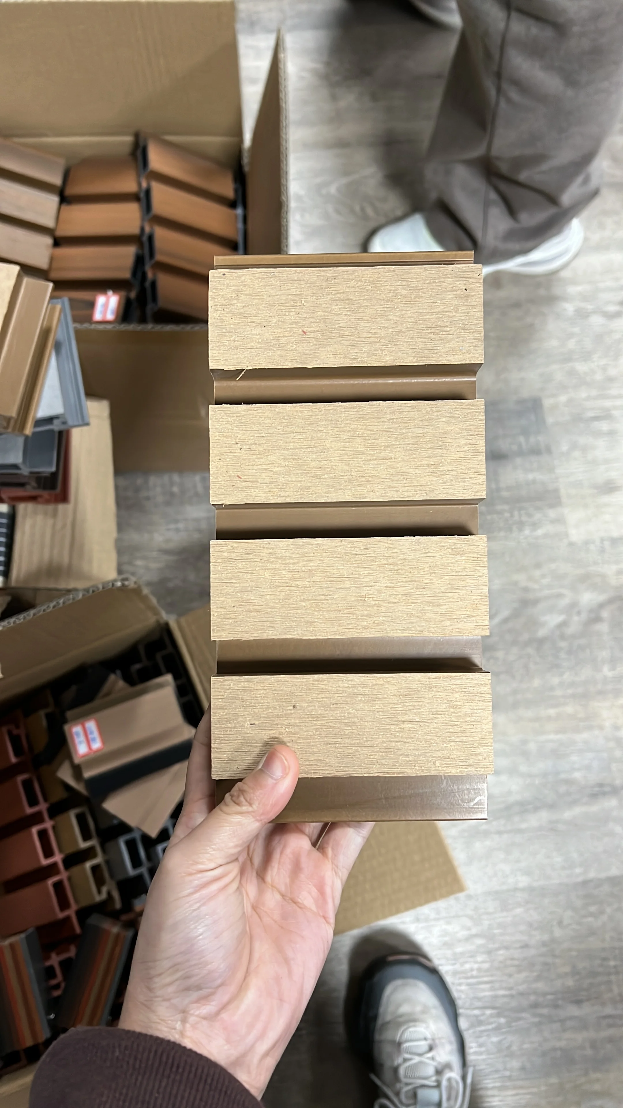 High quality outdoor wall panel waterproof wpc wall cladding for exterior wall decoration