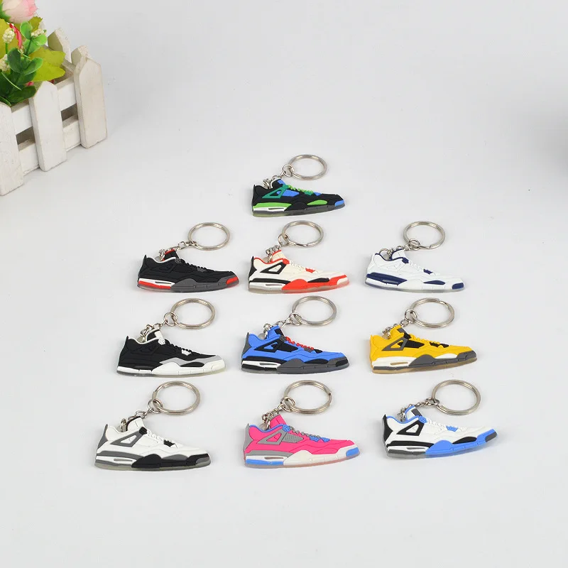 Оптовая продажа изготовление на заказ брелок из мягкого ПВХ 2D jordan shoe