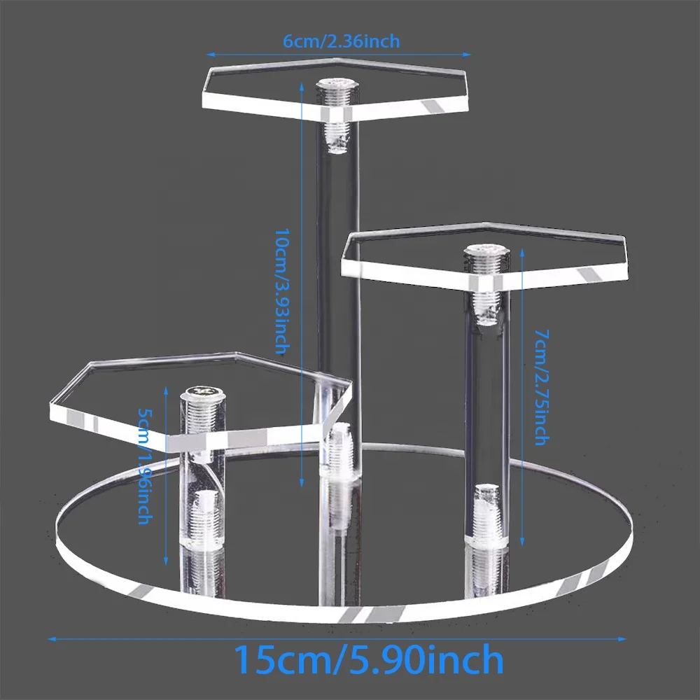 Acrylic 7 Tier Cupcake Stand Acrylic Tower Display Cake Display Rack Acrylic Cake Display Stand