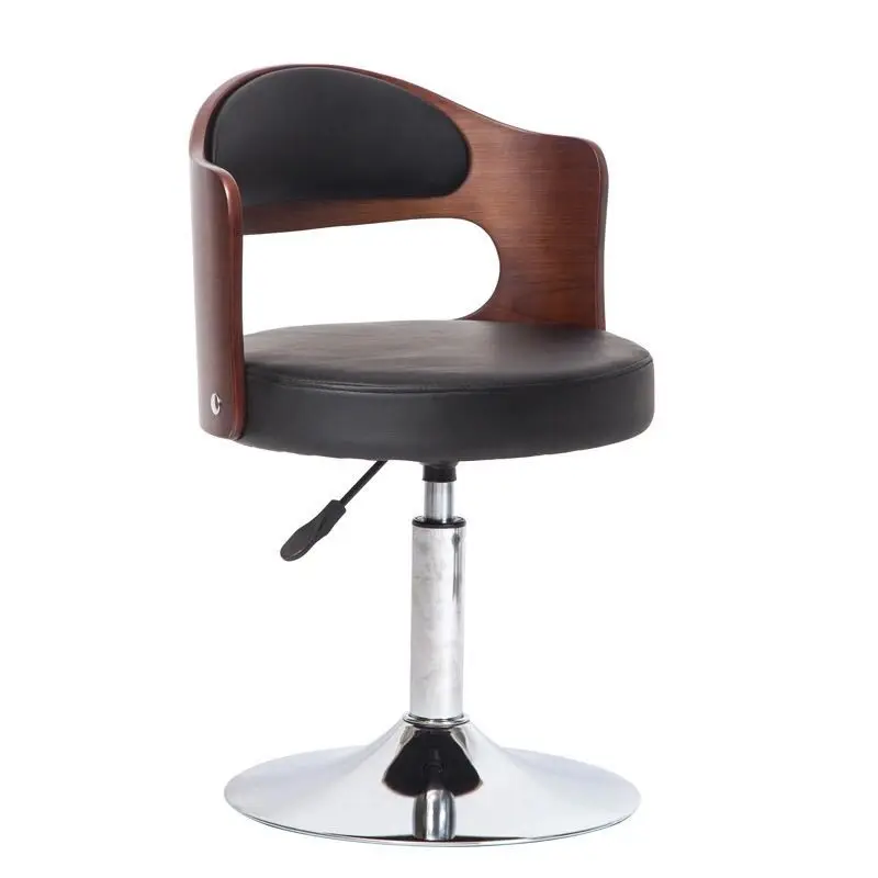 Modern Minimalist bar chairs lifting and rotating household backrests high footed stools beauty stools swivel chairs
