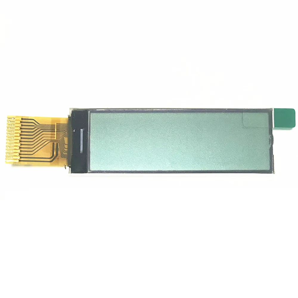 Rectangular LCD Graphic Display 160x48 FPC Connector With White LED Backlight For Measuring Equipment