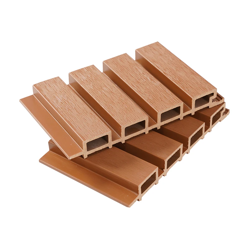 Home Decoration Modern Design Hollow Wood Plastic Composite Wpc Cladding Decorative exterior Wall Panels Quality WPC Wall Panel