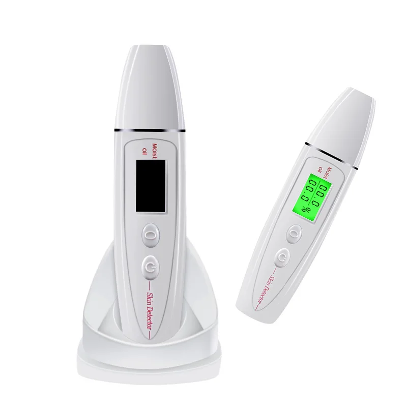 Skin Care Tool LCD Digital Moisture Monitoring Detector Facial Skin Analyzer Tester Moisture skin detector private logo