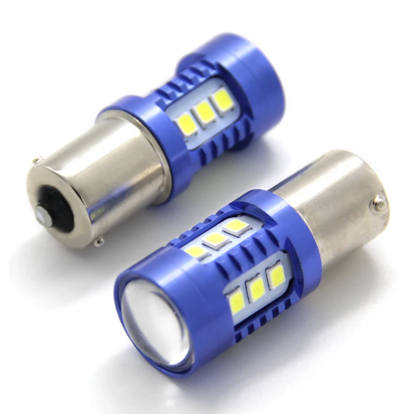 LED signal light t20 t25 ba15s ba15d 2835 15smd canbus led car light