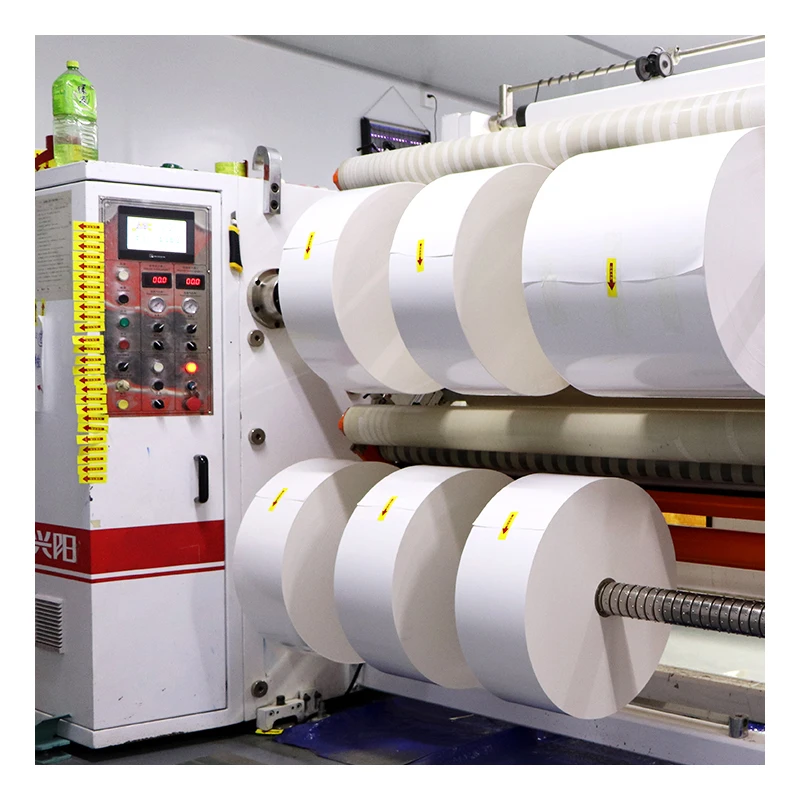 Jumbo label Semi-Gloss Transfer Label Stickers Custom Adhesive Art Paper for Factory Use Large Roll Material for Packaging Label