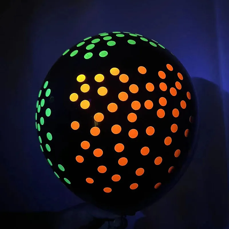 Wholesale Glow in Dark Party Neon Balloons  Blacklight Luminous Fluorescent for Birthday Wedding Supplies Party Decorations