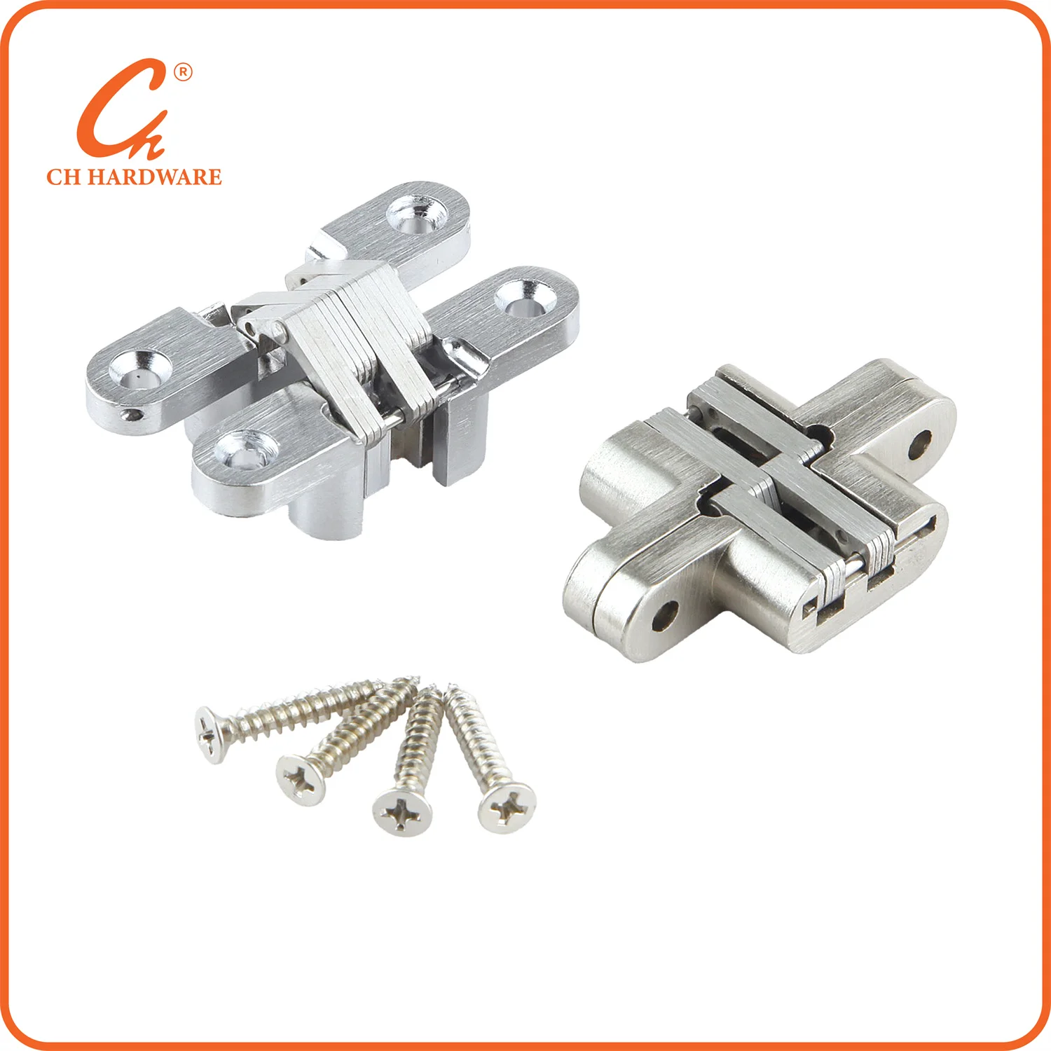 Heavy Duty 180 Degrees Zinc Alloy Invisible Door Hinge Hidden  Concealed Hydraulic Hinge