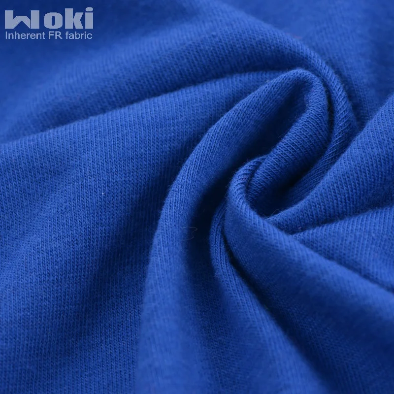 Огнестойкая Защитная трикотажная ткань для рабочей одежды, футболка