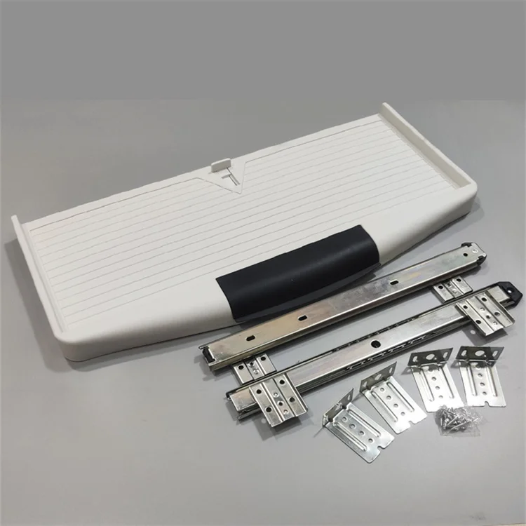 Newest Design Good Price Steel Under Adjustable Desk Computer Keyboard Drawer Tray Rack