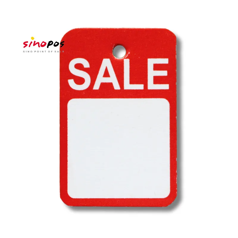 
1000pack Paper Sale Tag 48mm, garment label gift hang tag discount ticket card sign tally selling season promotional price tags 