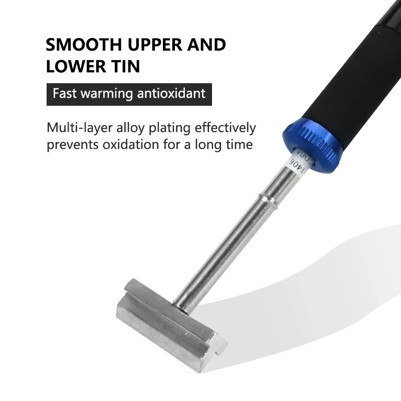 75W quick heat welding head with heating core integrated shovel T12 soldering head