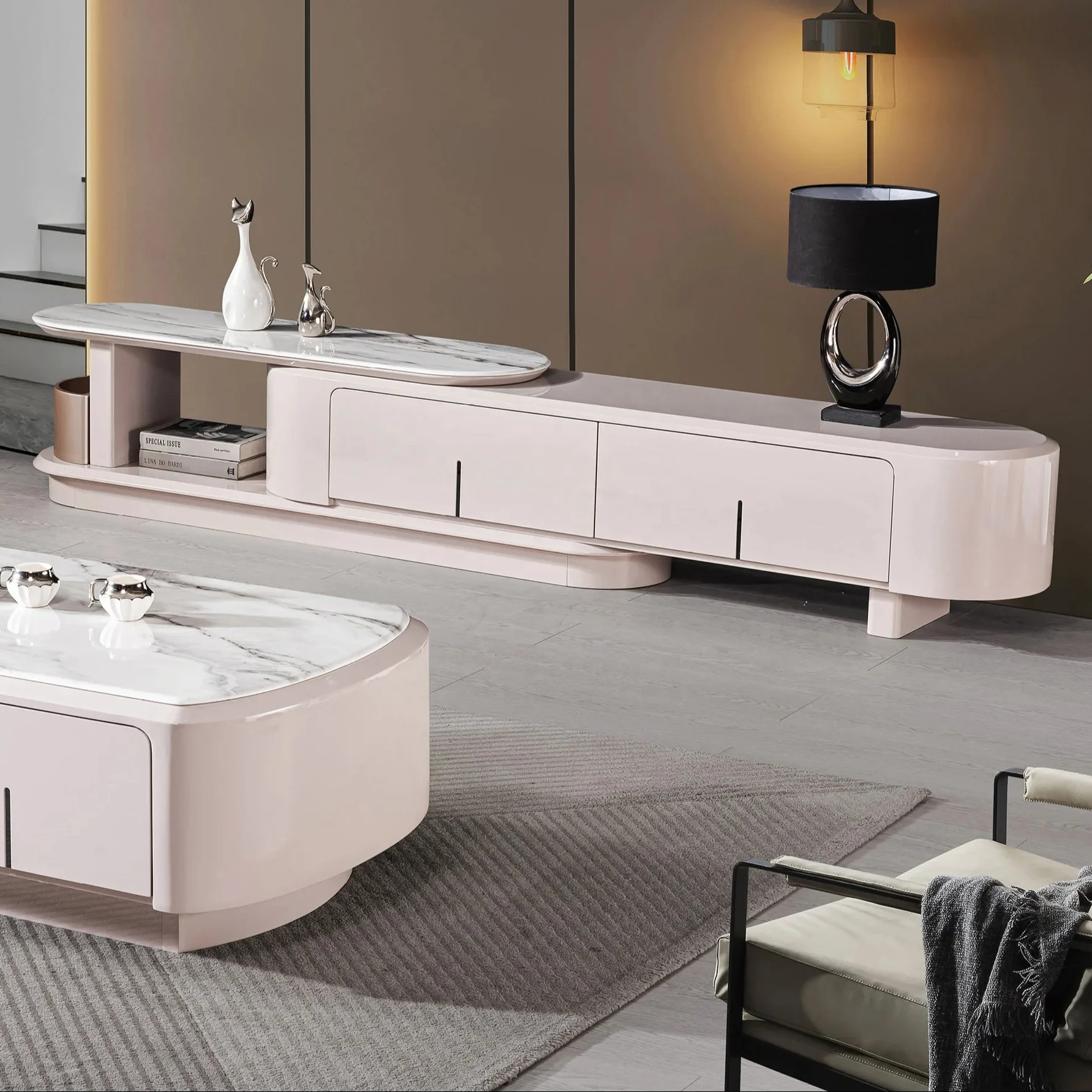 Tv Stand for Living Room with Stands TV Marble Tables Wall And Bedroom Meuble Decor Meubles Unit De Set Tv Stand for Living Room